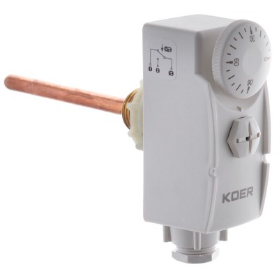 Термостат механический погружной KOER KR.1350 (0…+90*C) (KP2775) Термостат механический погружной KOER KR.1350 (0…+90*C) (KP2775)