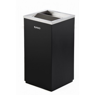 Кошик для сміття з поворотною кришкою Rixo Solido WB056BL