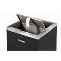 Кошик для сміття з поворотною кришкою Rixo Solido WB056BL