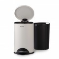 Кошик для сміття з педаллю Rixo Solido PB112W Кошик для сміття з педаллю Rixo Solido PB112W