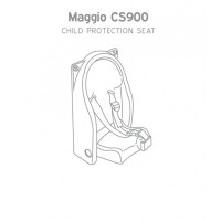 Детское защитное кресло Rixo Maggio CS900