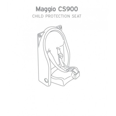 Детское защитное кресло Rixo Maggio CS900