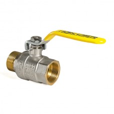 Кран кульовий KOER KR.215.G - 3/4" FM ГШВ YELLOW, ручка "важіль" жовта (KR0117) Кран кульовий KOER KR.215.G - 3/4" FM ГШВ YELLOW, ручка "важіль" жовта (KR0117)