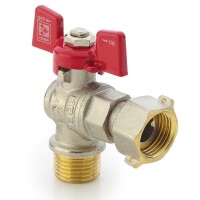 Кран с накидной гайкой 3/4" ГШБ УГЛОВОЙ KOER KR.221 (KR0171)