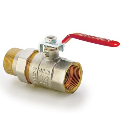Кран с американкой 1-1/4" ручка РЫЧАГ (KOER KR.229) (KR0150) Кран с американкой 1-1/4" ручка РЫЧАГ (KOER KR.229) (KR0150)