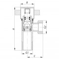 Кран для подключения сантехприборов KOER 1/2x3/4 (KR.517) (KR0109)