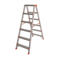 Стремянка двусторонняя алюминиевая Laddermaster Polaris A5A6. 2x6 ступенек