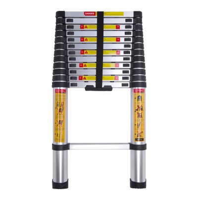Лестница телескопическая алюминиевая Laddermaster Avior A7A12. 12 ступенек