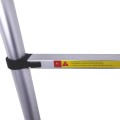 Лестница телескопическая алюминиевая Laddermaster Avior A7A12. 12 ступенек