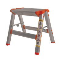 Стремянка-табурет алюминиевая Laddermaster Capella A5B2. 1 ступенька