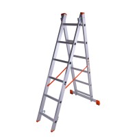 Лестница двухсекционная алюминиевая Laddermaster Sirius A2A6. 2x6 ступенек
