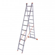 Лестница двухсекционная алюминиевая Laddermaster Sirius A2A10. 2x10 ступенек