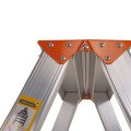 Стремянка двусторонняя алюминиевая Laddermaster Polaris A5A4. 2x4 ступеньки