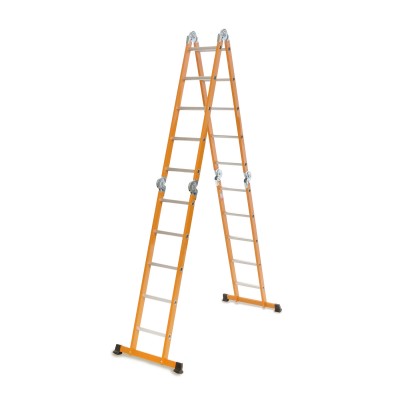 Сходи шарнірні комбінована сталь та алюміній Laddermaster Bellatrix SA4A5. 4×5 ступенів