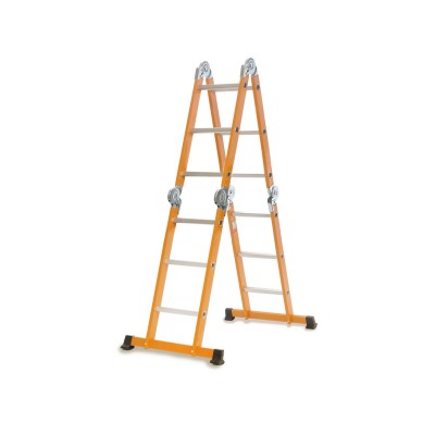 Сходи шарнірні комбінована сталь та алюміній Laddermaster Bellatrix SA4A3. 4×3 ступені 