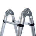 Стремянка телескопічна алюмінієва з шарніром Laddermaster Avior DA7A12