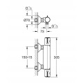 Термостат для душа Grohe Grohtherm 800 (34558000) Термостат для душа Grohe Grohtherm 800 (34558000)