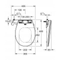 Крышка-биде Grohe Bau Ceramic (39648SH0) Крышка-биде Grohe Bau Ceramic (39648SH0)