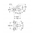 Змішувач для ванни Grohe Eurosmart Cosmopolitan (32831000)