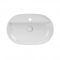 Раковина накладна MIXXUS PREMIUM ELLIPSE-0204 600х380х115mm (отвір під змішувач) (MP6679)