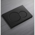 Панель змиву KOER KT-0601-05 240x160x10mm пластикова, кнопка кругла (колір чорний матовий) (KR5176) Панель змиву KOER KT-0601-05 240x160x10mm пластикова, кнопка кругла (колір чорний матовий) (KR5176)
