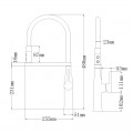 Змішувач для кухні MIXXUS PREMIUM PULL 017 BRUSHED GOLD REFL.BLACK (Кол.мат.зол.+сил.вил.чор.) (MI8280) Змішувач для кухні MIXXUS PREMIUM PULL 017 BRUSHED GOLD REFL.BLACK (Кол.мат.зол.+сил.вил.чор.) (MI8280)