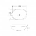 Раковина врізна під стільницю MIXXUS PREMIUM ELLIPSE-1701 570х385х205mm (перелив) (MP6566) Раковина врізна під стільницю MIXXUS PREMIUM ELLIPSE-1701 570х385х205mm (перелив) (MP6566)