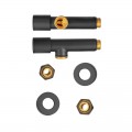 Комплект кранів рушникосушарки кутовий M1/2''xM1/2'' подовжений KOER KR.SET.535 BLACK (KR5844) Комплект кранів рушникосушарки кутовий M1/2''xM1/2'' подовжений KOER KR.SET.535 BLACK (KR5844)
