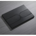 Панель змиву KOER KT-0604-05 240x160x10mm пластикова, кнопка закруглена (колір чорний матовий) (KR5324)