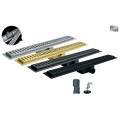 Душовий трап з нержавіючої сталі SUS304 Koer FD35-70x700-Graphite (AC0659)