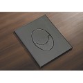 Панель змиву KOER KT-0606-07 157x198x3mm пластикова, кнопка закруглена (колір графіт) (KR5712) Панель змиву KOER KT-0606-07 157x198x3mm пластикова, кнопка закруглена (колір графіт) (KR5712)