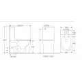 Унітаз-компакт MIXXUS PREMIUM BEVEL-0402-T1 670х390х880mm система змиву TORNADO 1.0 (MP6596) Унітаз-компакт MIXXUS PREMIUM BEVEL-0402-T1 670х390х880mm система змиву TORNADO 1.0 (MP6596)