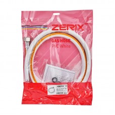 Шланг для газу ZERIX ZHG-01-FF1/2"-150 ПВХ білий 1/2"ГГ 150 см (ZX6160) Шланг для газу ZERIX ZHG-01-FF1/2"-150 ПВХ білий 1/2"ГГ 150 см (ZX6160)