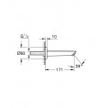 Излив для ванны Grohe Eurosmart New (13448003) Излив для ванны Grohe Eurosmart New (13448003)