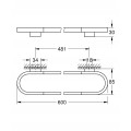 Тримач для рушників Grohe Selection (41056000)