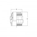 Ніпель поворотний Koer KF.N210 - 1'' MM (KR4977)