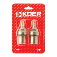 Кранбуксы KOER KR.599 КОМПЛЕКТ (2 шт/БЛИСТЕР) керамика MF-1/2" (AC0528)