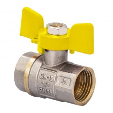 Кран кульовий FERRO PL 1/2" ГГМ газ art. 602 (латуна куля) (FE0559)