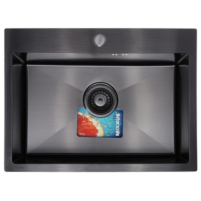 Мойка MIXXUS Черная MX5843-200x1.0-PVD (MX0576) Мойка MIXXUS Черная MX5843-200x1.0-PVD (MX0576)