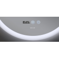 Дзеркало Mixxus PLAIN MC10-80 з LED Touch, Anti-fog, димером, регулюванням яскравості, годинником (