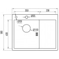 Мийка з нерж. сталі MIXXUS MH6350L SS COLOR (3.0/0.8) (Колір нерж) (MI7044) Мийка з нерж. сталі MIXXUS MH6350L SS COLOR (3.0/0.8) (Колір нерж) (MI7044)