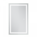 Дзеркало MIXXUS PREMIUM QUADRO MR20-50x80-REVERSE з LED Touch, Anti-fog, димером, рег. яскравості (MP6620)