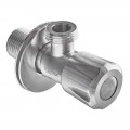 Кран для підключ. сантехприладів Zerix VAL-04-1/2x1/2 з нерж. ст.SUS304 (ZX4800)