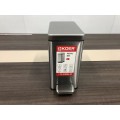 Відро для сміття з плавним закриттям прямокутне Koer TC-010206-02 6 л колір нержавійка (KR5594)