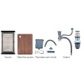 Мийка Mixxus Premium MH7545-SET-05 MICRO DECOR NANO-BLACK (3.0/0.8) комплект (графіт) (MX9633)
