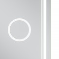 Дзеркало Mixxus Premium QUADRO MR20-100x70 (LED Touch, Anti-fog, димер, лінза) (MP6622)