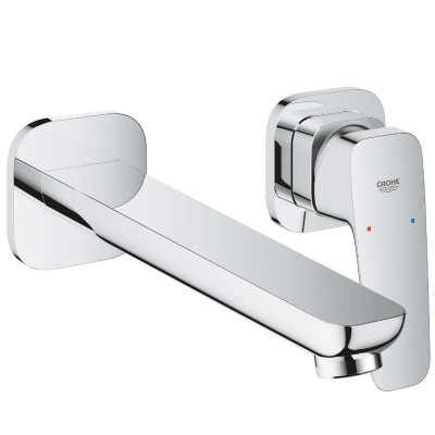 Змішувач для раковини Grohe Cubeo на 2 отвори L-розміру (1017890000)