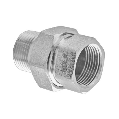Згін американка Nolf NFC.511-50 - 2" прямий нікельований (NF3235)