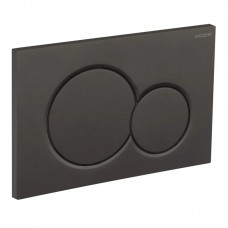 Панель змиву KOER KT-0601-05 240x160x10mm пластикова, кнопка кругла (колір чорний матовий) (KR5176) Панель змиву KOER KT-0601-05 240x160x10mm пластикова, кнопка кругла (колір чорний матовий) (KR5176)