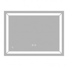 Дзеркало ZERIX KUBIX MR04-80x60-REVERSE з LED Touch, Anti-fog, димером, рег. яскравості (ZX6054)